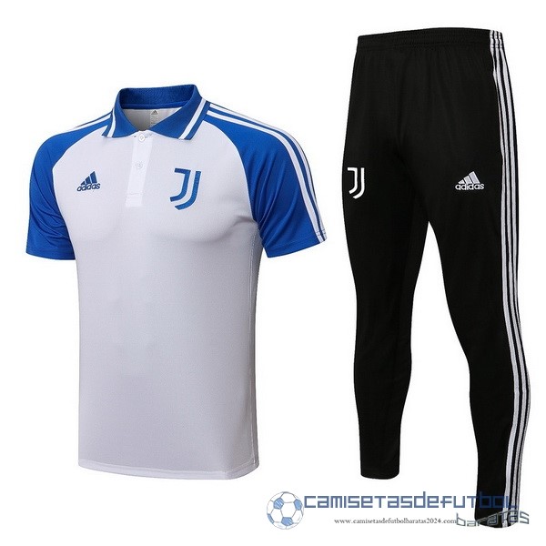 Conjunto Completo Polo Juventus Equipación 2021 2022 Blanco Azul Negro