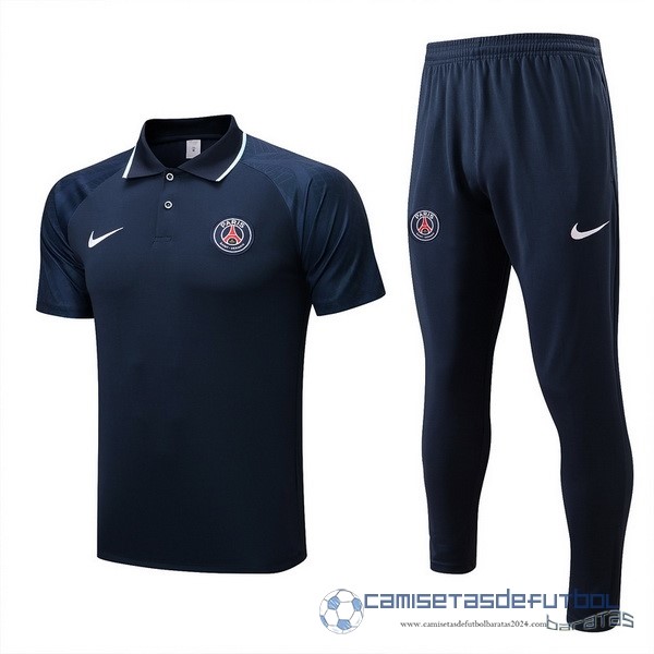 Conjunto Completo Polo Paris Saint Germain Equipación 2022 2023 Azul Marino
