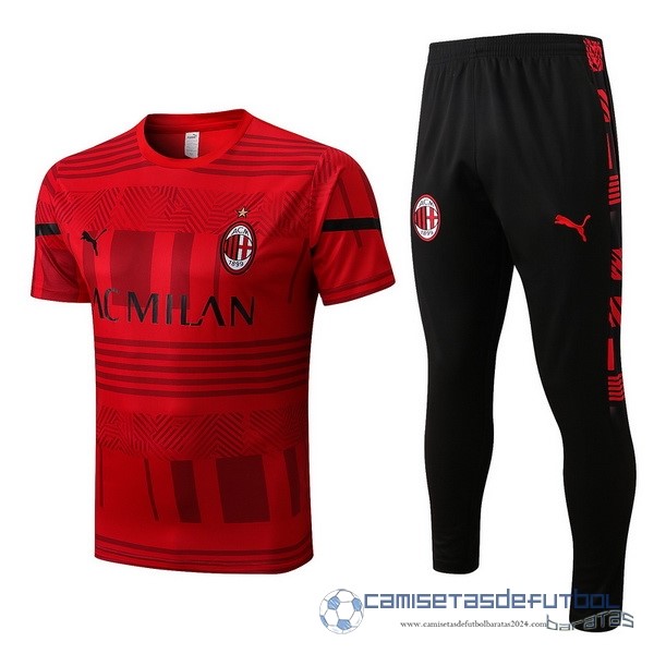 Entrenamiento Conjunto Completo AC Milan Equipación 2022 2023 Rojo I Negro