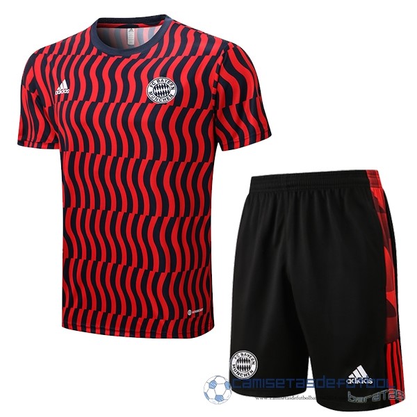 Entrenamiento Conjunto Completo Bayern Múnich Equipación 2022 2023 Rojo I Negro Blanco