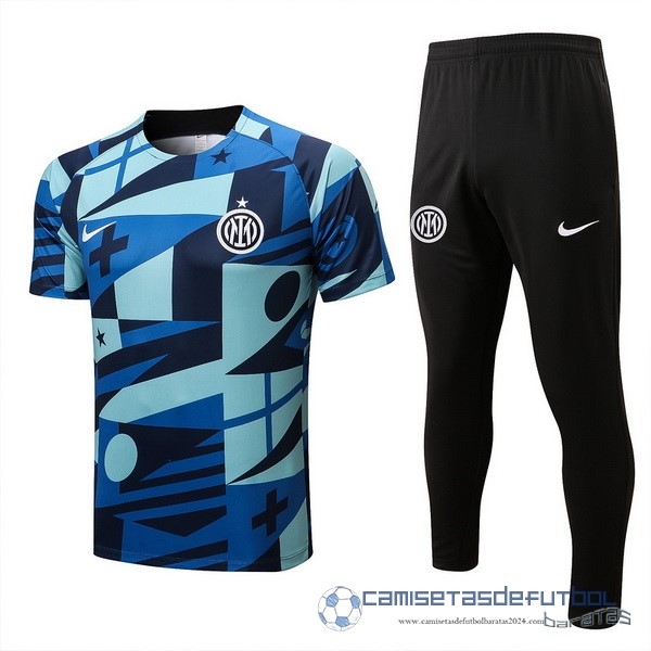 Entrenamiento Conjunto Completo Inter Milán Equipación 2022 2023 Azul Negro