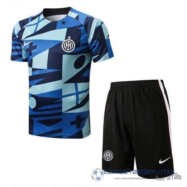 Entrenamiento Conjunto Completo Inter Milán Equipación 2022 2023 Azul Verde Negro