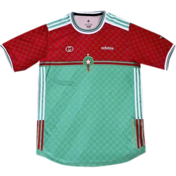 Especial Camiseta Marruecos 2022 Rojo Verde