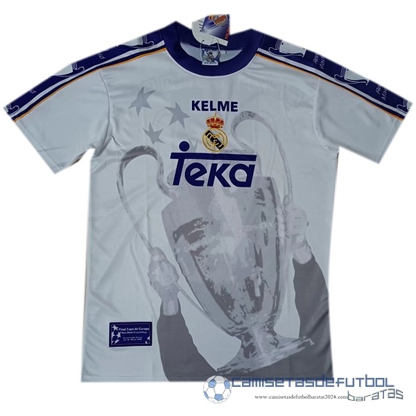 Especial Camiseta Real Madrid Retro Equipación 1997 1998 Blanco