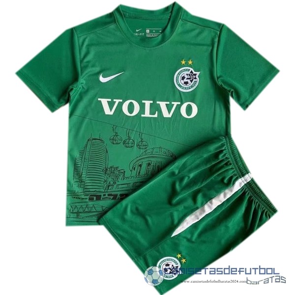 Especial Conjunto De Niños Maccabi Haifa Equipación 2022 2023 Verde