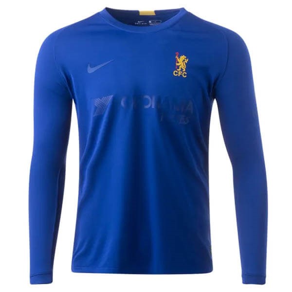Manga Larga Camiseta Chelsea 50th Azul