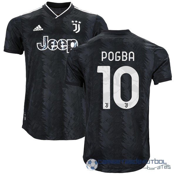 NO.10 Pogba Tailandia Segunda Jugadores Camiseta Juventus Equipación 2022 2023 Negro