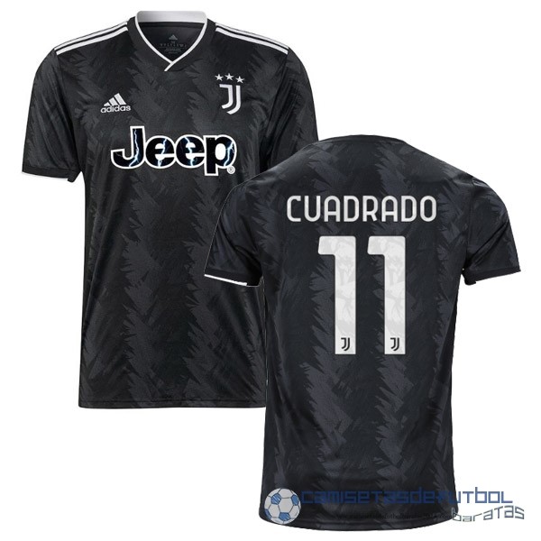 NO.11 Cuadrado Segunda Camiseta Juventus Equipación 2022 2023 Negro