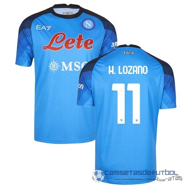NO.11 H.Lozano Casa Camiseta Napoli Equipación 2022 2023 Azul