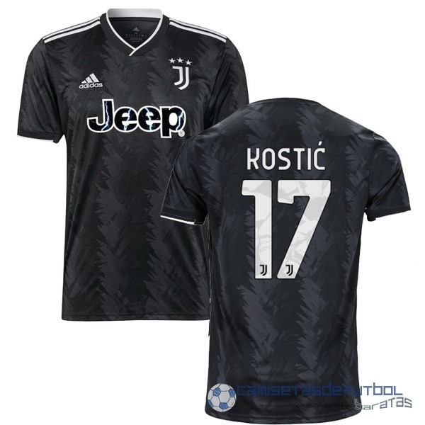 NO.17 Kostić Segunda Camiseta Juventus Equipación 2022 2023 Negro