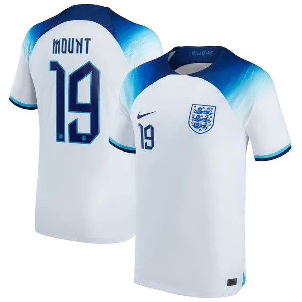 NO.19 Mount Casa Camiseta Inglaterra 2022 Blanco