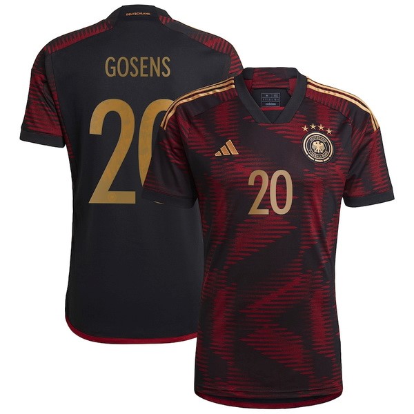 NO.20 Gosens Segunda Camiseta Alemania 2022 Rojo
