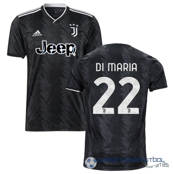 NO.22 Di Maria Segunda Camiseta Juventus Equipación 2022 2023 Negro