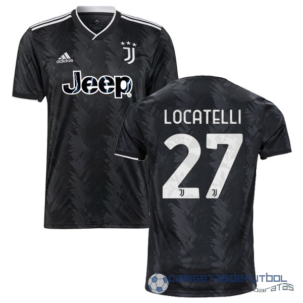 NO.27 Locatelli Segunda Camiseta Juventus Equipación 2022 2023 Negro