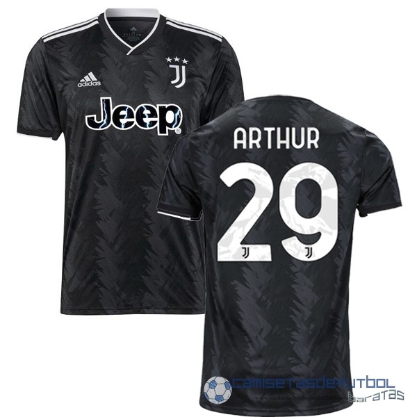 NO.29 Arthur Segunda Camiseta Juventus Equipación 2022 2023 Negro