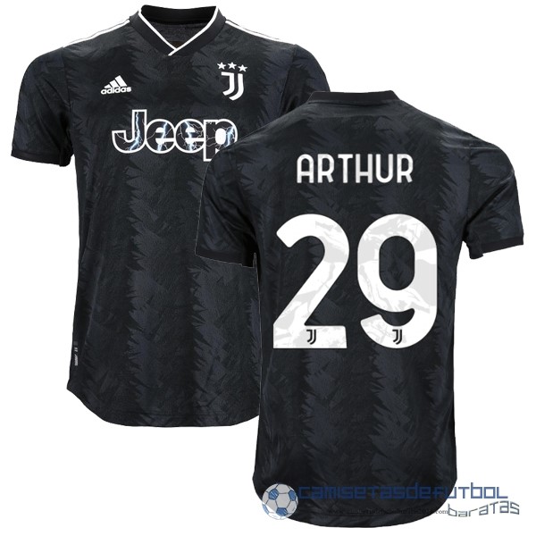 NO.29 Arthur Tailandia Segunda Jugadores Camiseta Juventus Equipación 2022 2023 Negro