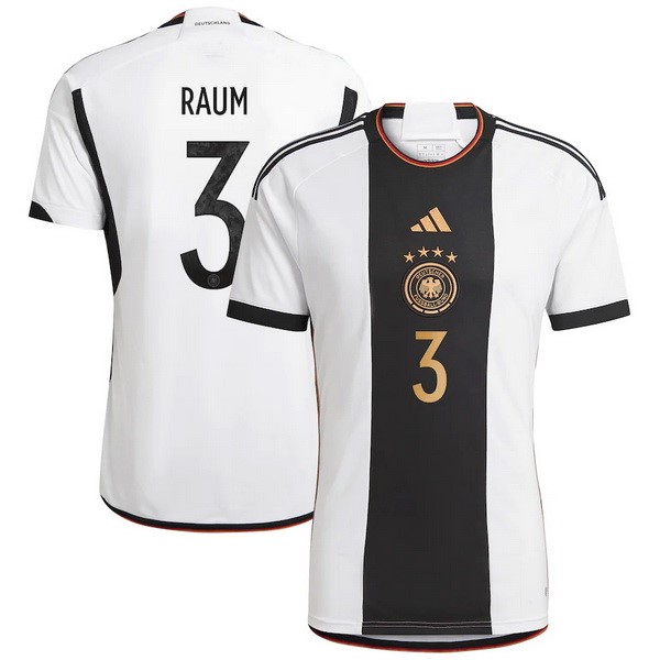 NO.3 Raum Casa Camiseta Alemania 2022 Blanco