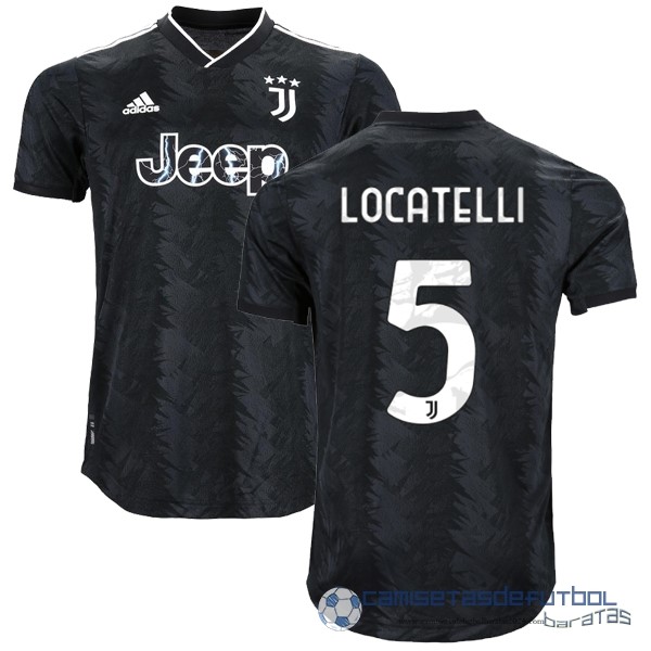 NO.5 Locatelli Tailandia Segunda Jugadores Camiseta Juventus Equipación 2022 2023 Negro