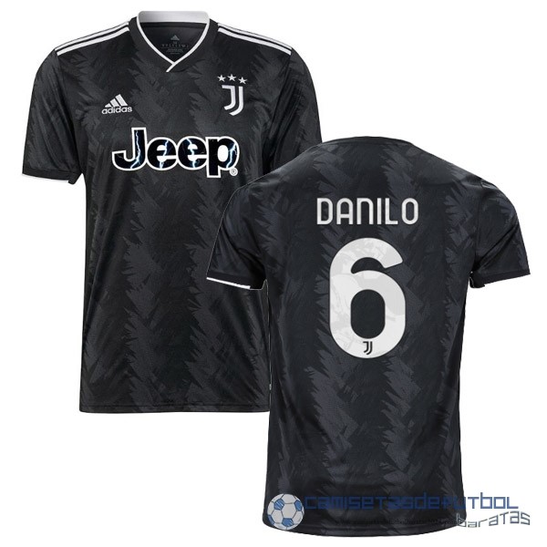 NO.6 Danilo Segunda Camiseta Juventus Equipación 2022 2023 Negro