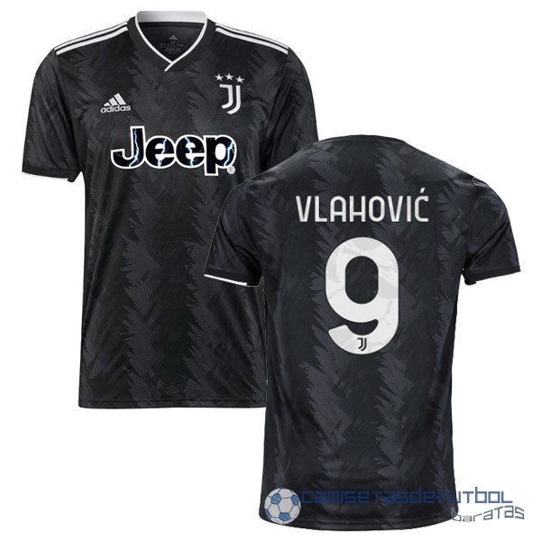 NO.9 Vlahović Segunda Camiseta Juventus Equipación 2022 2023 Negro