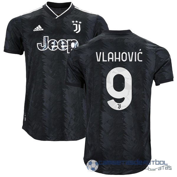 NO.9 Vlahović Tailandia Segunda Jugadores Camiseta Juventus Equipación 2022 2023 Negro