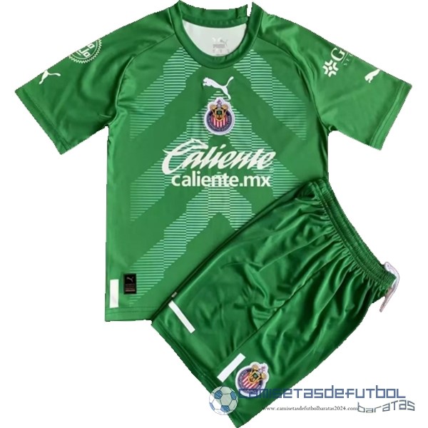 Portero Conjunto De Hombre CD Guadalajara Equipación 2022 2023 Verde