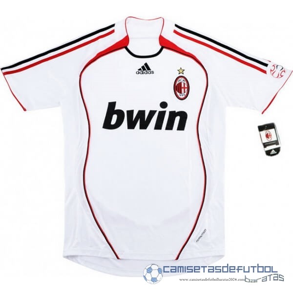 Segunda Camiseta AC Milan Retro Equipación 2006 2007 Blanco