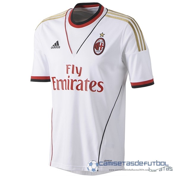 Segunda Camiseta AC Milan Retro Equipación 2013 2014 Blanco