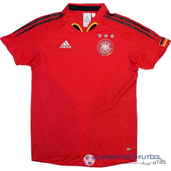 Segunda Camiseta Alemania Retro Equipación 2004 2006 Rojo