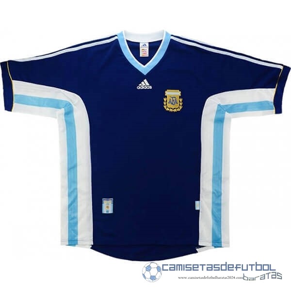 Segunda Camiseta Argentina Retro Equipación 1998 Azul