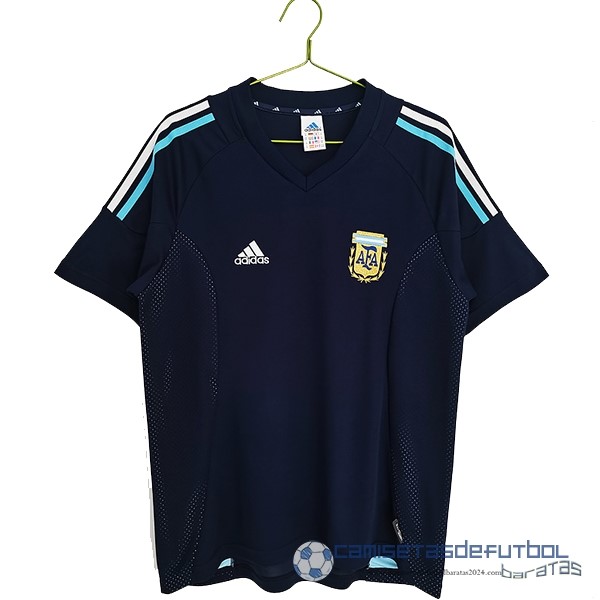 Segunda Camiseta Argentina Retro Equipación 2002 Azul
