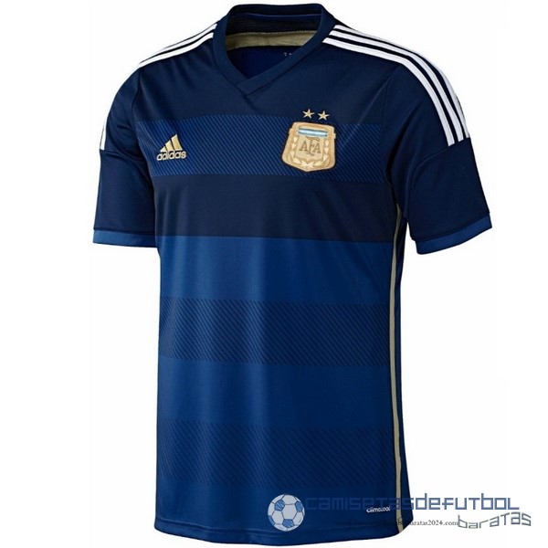 Segunda Camiseta Argentina Retro Equipación 2014 Azul