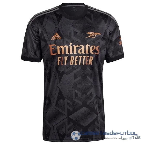 Segunda Camiseta Arsenal Equipación 2022 2023 Negro