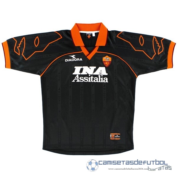 Segunda Camiseta As Roma Retro Equipación 1999 2000 Rojo