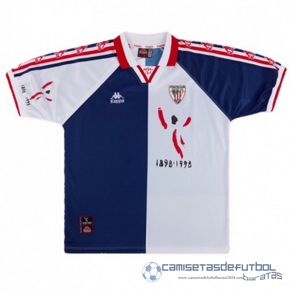 Segunda Camiseta Athletic Bilbao Retro Equipación 1997 1998 Blanco