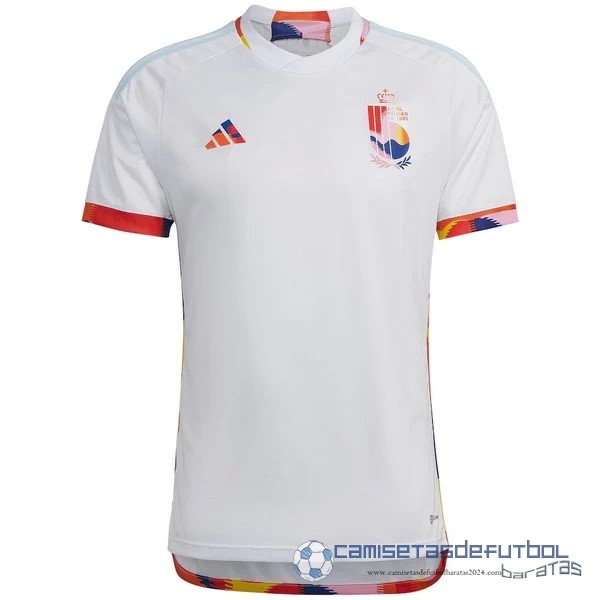 Segunda Camiseta Bélgica 2022 Blanco
