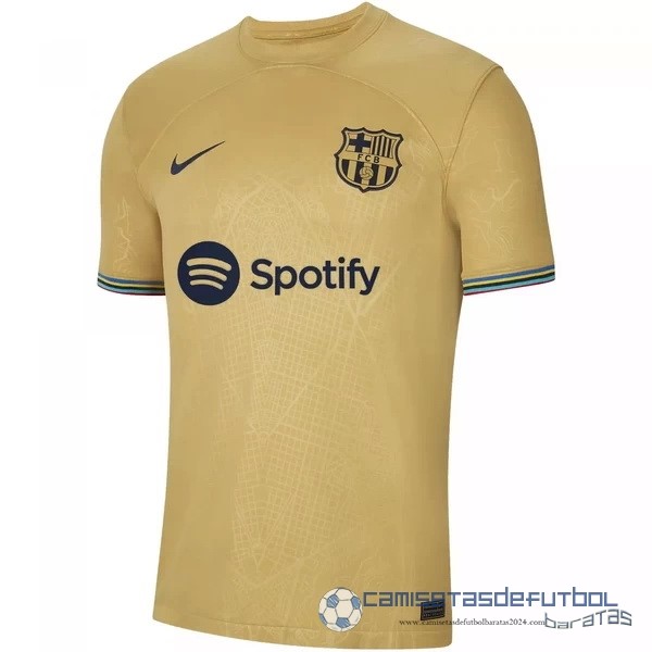 Segunda Camiseta Barcelona Equipación 2022 2023 Amarillo