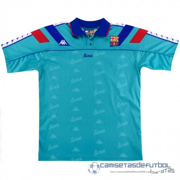 Segunda Camiseta Barcelona Retro Equipación 1992 1995 Azul