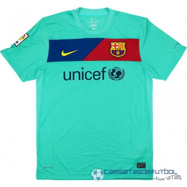 Segunda Camiseta Barcelona Retro Equipación 2010 2011 Verde