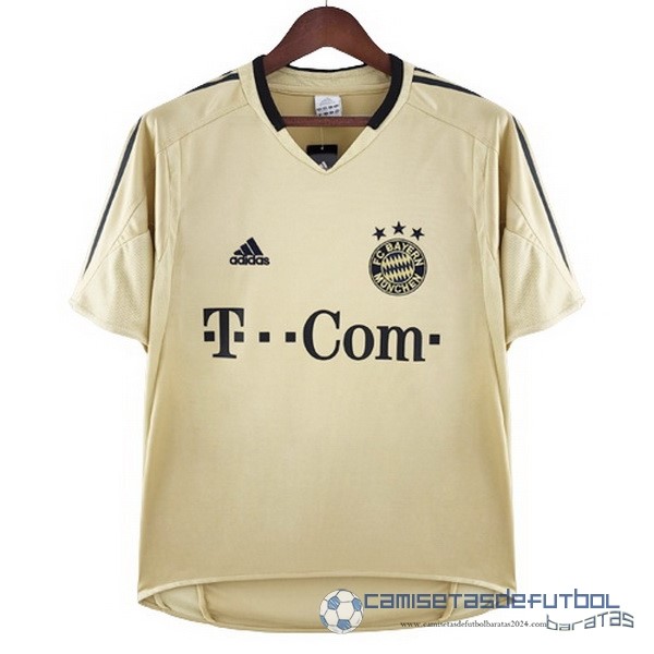 Segunda Camiseta Bayern Múnich Retro Equipación 2014 2015 Amarillo
