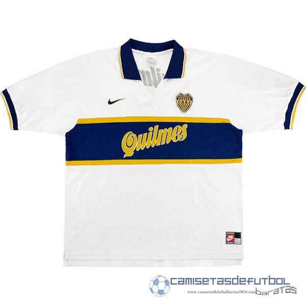 Segunda Camiseta Boca Juniors Retro Equipación 1997 1998 Blanco