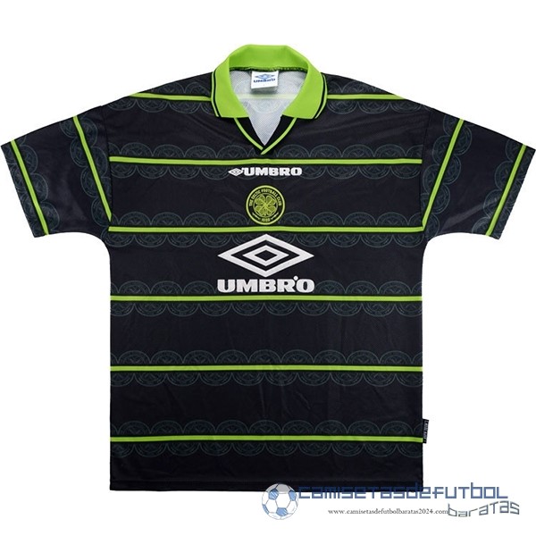 Segunda Camiseta Celtic Retro Equipación 1998 1999 Verde