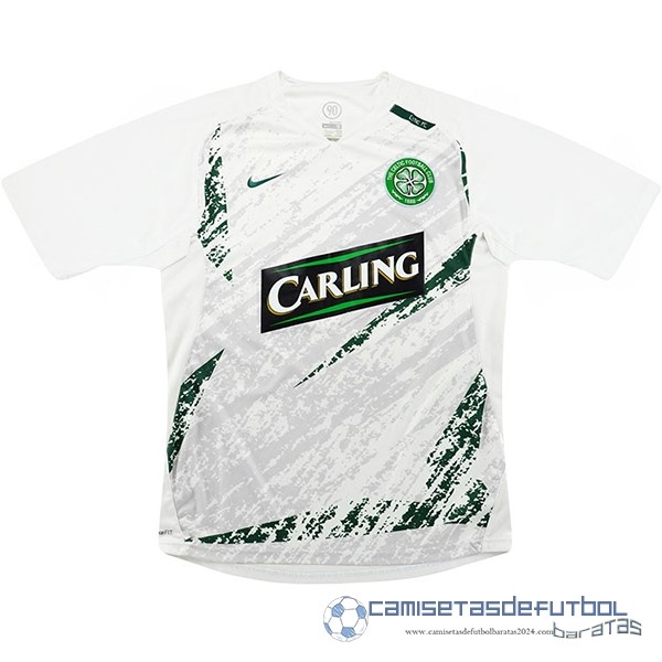 Segunda Camiseta Celtic Retro Equipación 2007 2008 Blanco