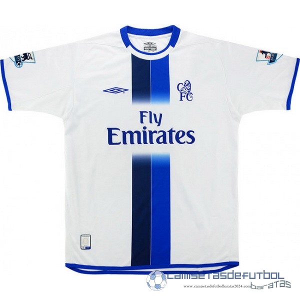 Segunda Camiseta Chelsea Retro Equipación 2003 2005 Blanco