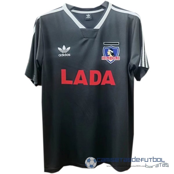 Segunda Camiseta Colo Colo Retro Equipación 1991 Negro