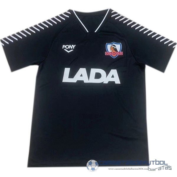 Segunda Camiseta Colo Colo Retro Equipación 1992 Negro