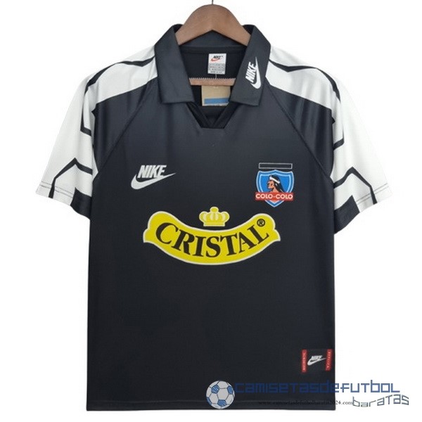 Segunda Camiseta Colo Colo Retro Equipación 1995 Negro