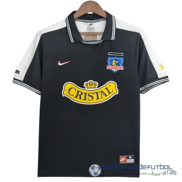Segunda Camiseta Colo Colo Retro Equipación 1999 Negro