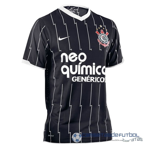 Segunda Camiseta Corinthians Paulista Retro Equipación 2011 2012 Negro