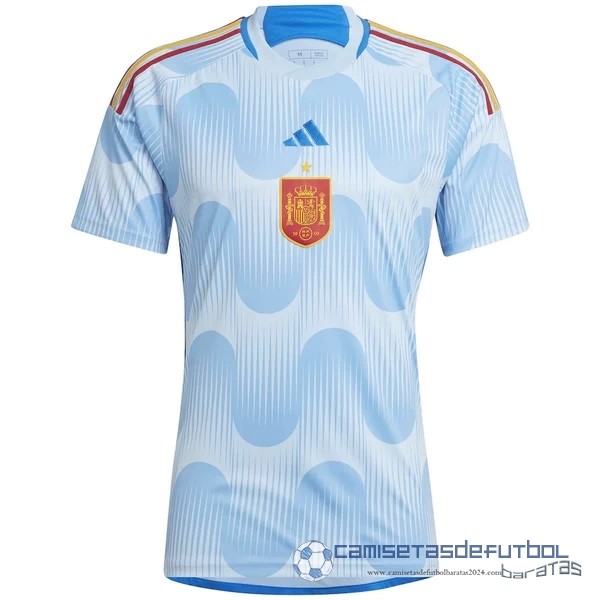 Segunda Camiseta España 2022 Azul